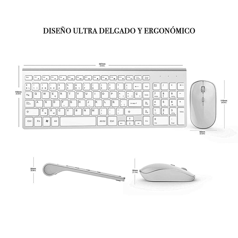 Teclado y ratón alambico