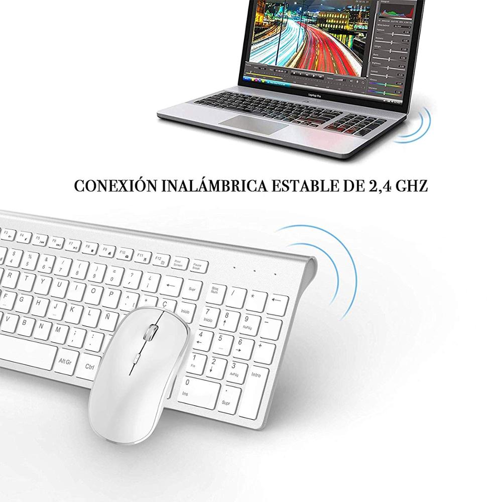 Teclado y ratón alambico