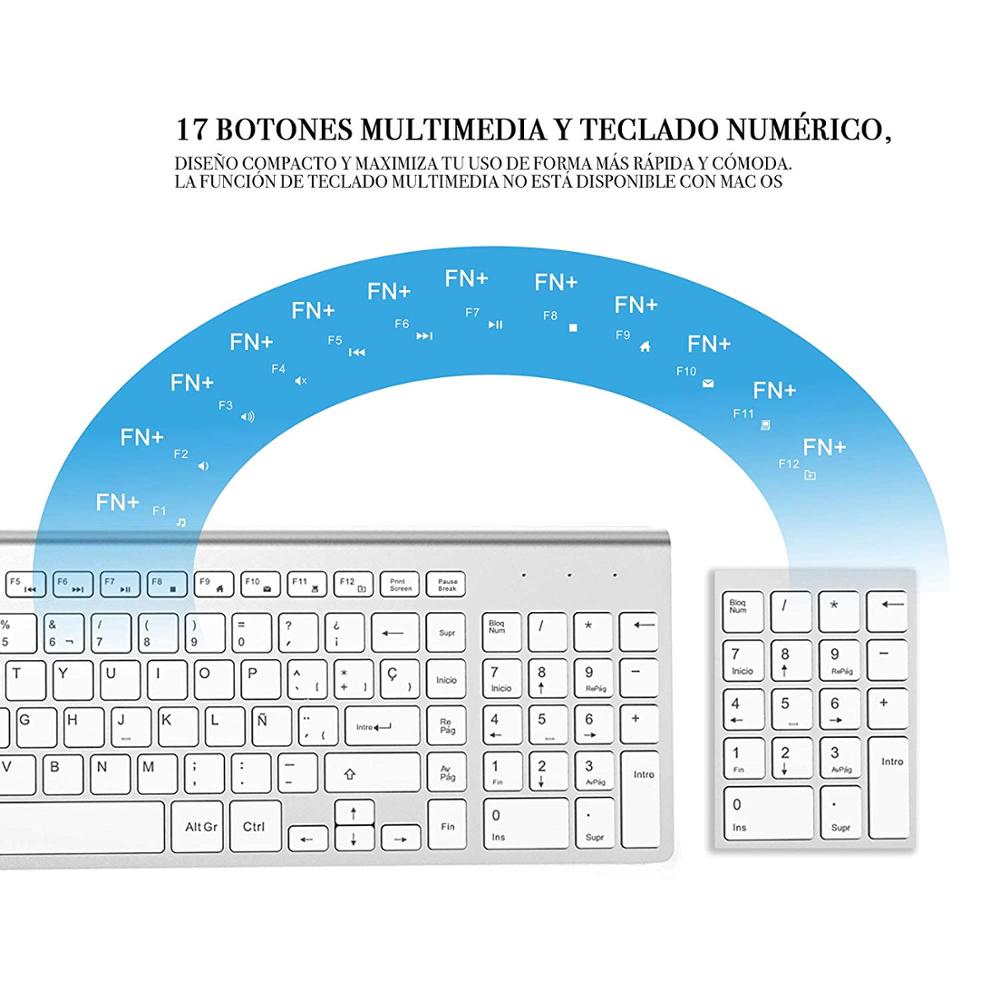 Teclado y ratón alambico
