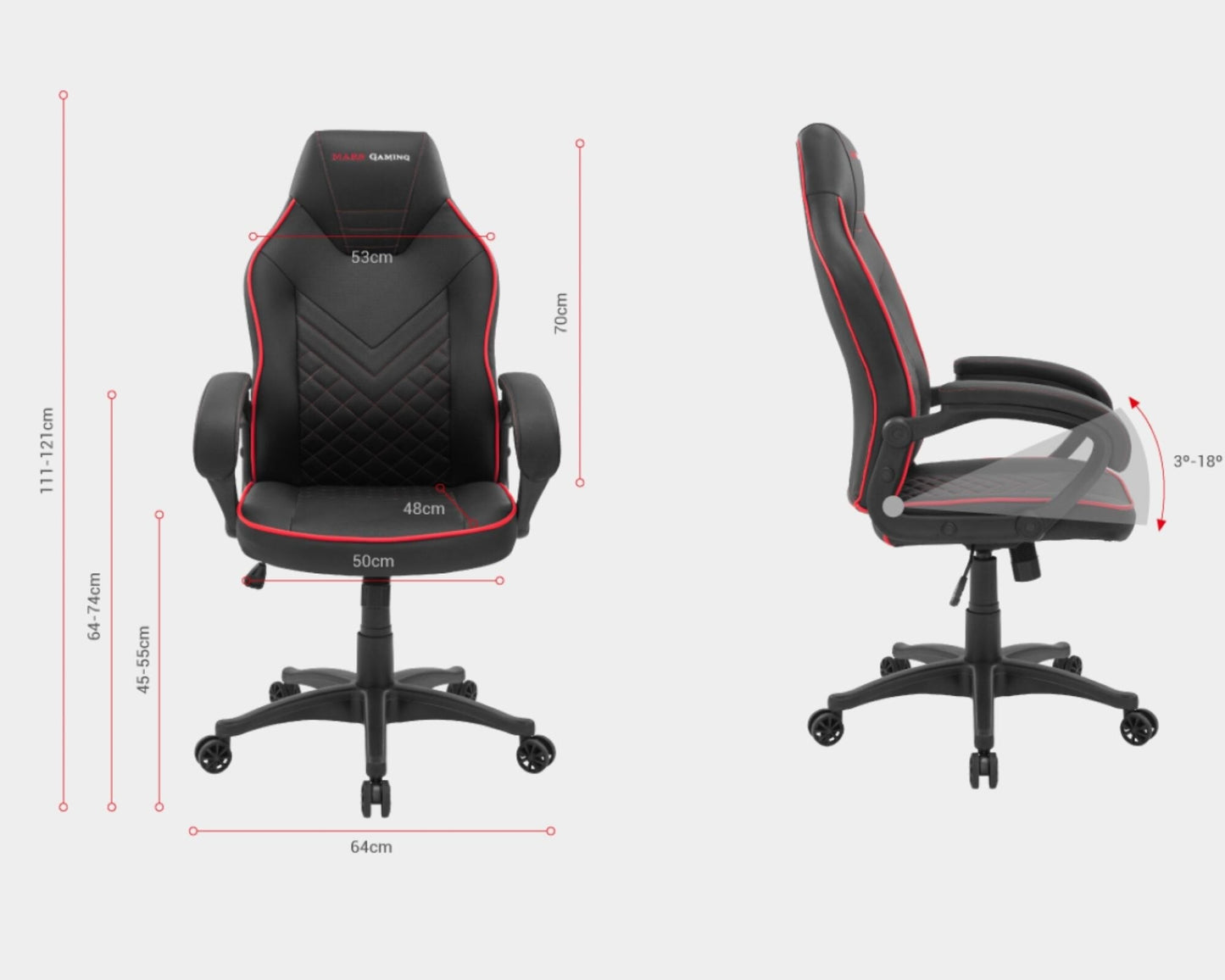 NO DISPONIBLE.   Silla Modelo: " Mars Sport"